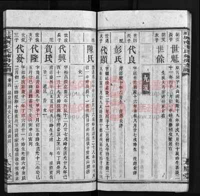 太原堂上湘城南王氏楠房支谱 泰原堂字辈寻根记